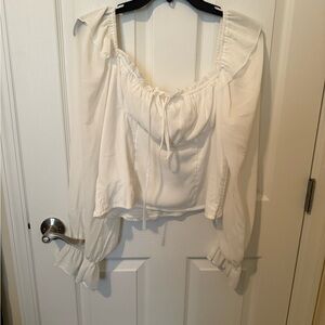 Elegant White Women's Top